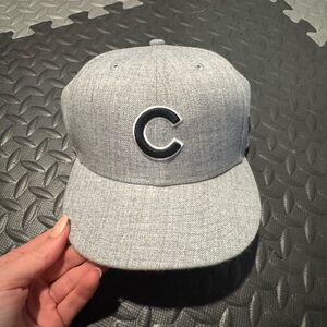 MLB gray Chicago cubs baseball cap
